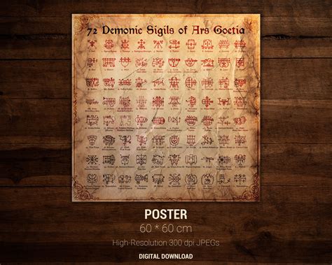 72 Demonic Sigils of Ars Goetia. Poster Sigils & Printable - Etsy Ireland