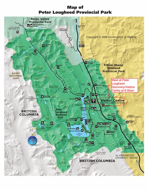 Map of Peter Lougheed Provincial Park - DocsLib