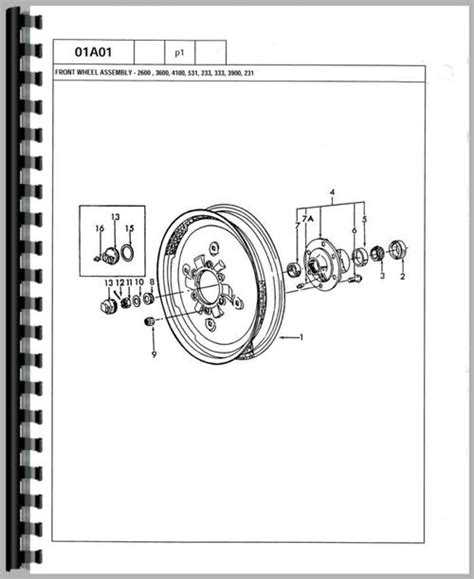 Ford 4600 Tractor Parts Manual