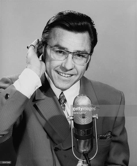 American actor Gary Owens (1934-2015) as an Announcer in a promotional ...