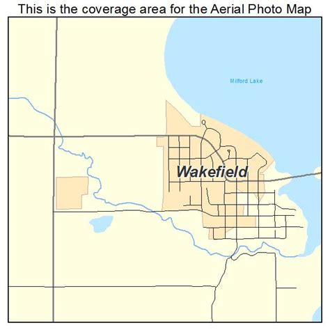 Aerial Photography Map of Wakefield, KS Kansas