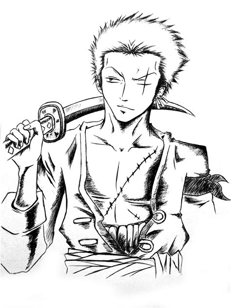 Roronoa Zoro by Toffee-Hime on DeviantArt