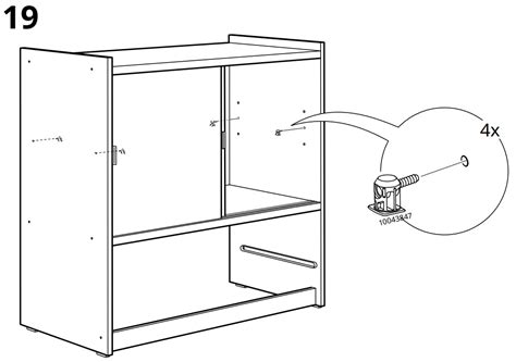 IKEA 505.758.92 BRUKSVARA Storage Unit White Instructions