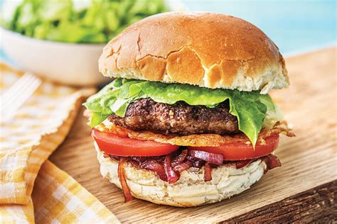 Beef Burger with Caramelised Onion Recipe | HelloFresh