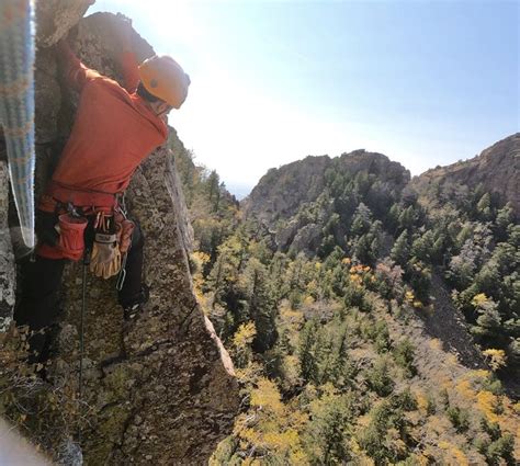 Rock Climbing in Tridents, Sandia Mountains