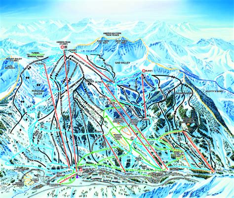 Snowbird Ski Trail map - 84092 • mappery