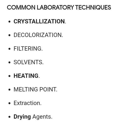 What are the common laboratory techniques? - Brainly.ph