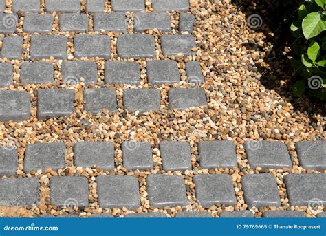 Texture or Pattern of Many Stone Walkway. Stock Image - Image of ...