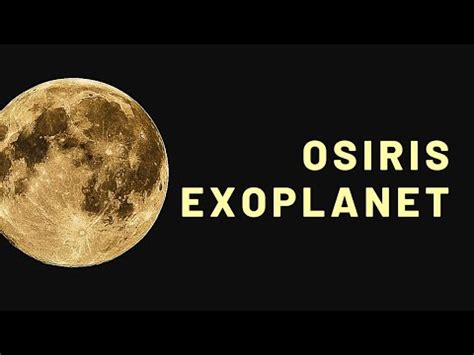 osiris exoplanet - YouTube