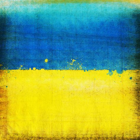 Ukraine flag Painting by Setsiri Silapasuwanchai - Pixels