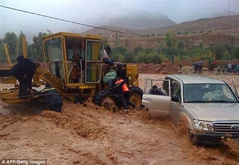 Morocco floods death toll rises to 32 as torrents of water wash away ...