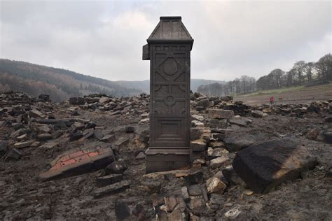 Abandoned Derwent village reappears in Peak District for first time in 23 years