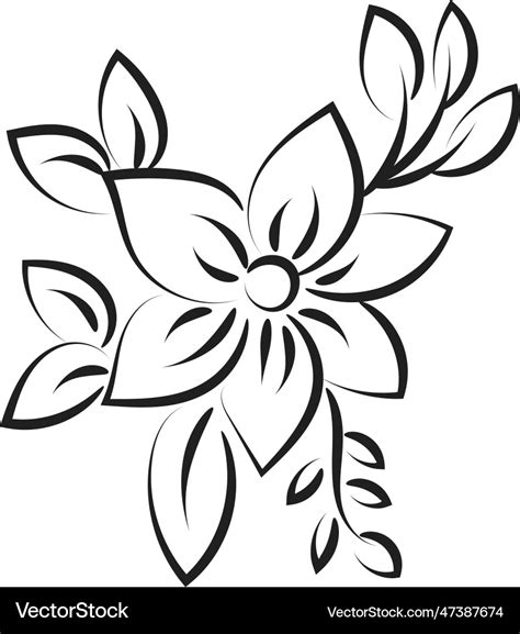 Flower Outline Printable