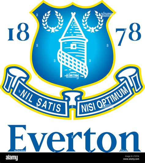 Logo of English football team Everton Football Club Stock Photo - Alamy