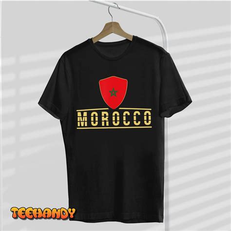 Morocco Football Shirt Morocco Soccer Jersey Proud Moroccan T-Shirt