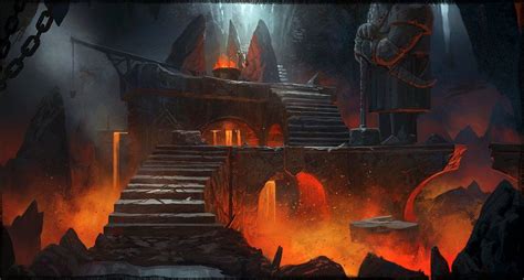 Dwarven Mine concept art, Juhani Jokinen | Environment concept art, Concept art, Fantasy concept art