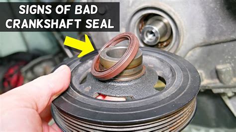 SIGNS OF BAD FRONT CRANKSHAFT SEAL, SYMPTOMS OF BAD CRANKSHAFT SEAL ...