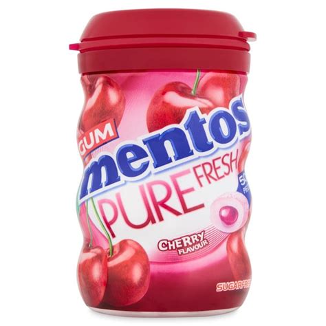 Mentos Pure Fresh Cherry Sugar Free Chewing Gum Bottle | Ocado