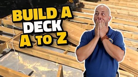 Home RenoVision DIY - How to Build a Deck for Beginners A to Z | Building a deck, Diy deck ...