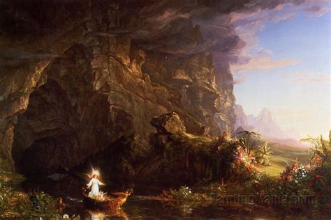 The Voyage of Life: Childhood - Thomas Cole Paintings