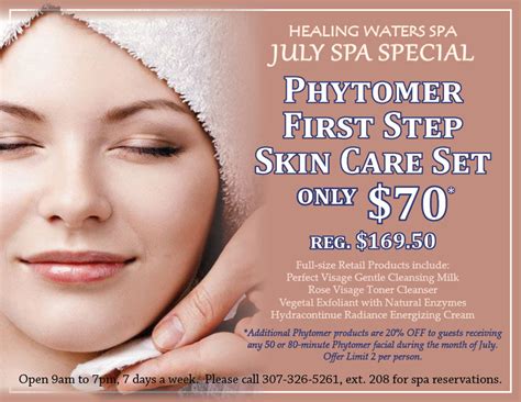 July 2016 Healing Waters Spa Special