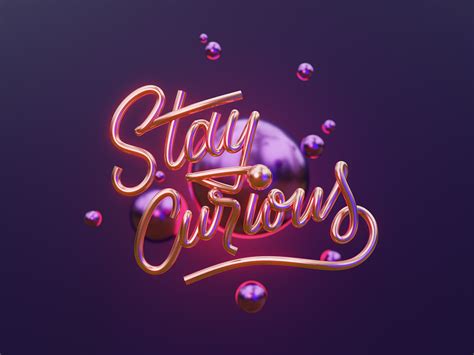 3D Lettering in Blender on Behance