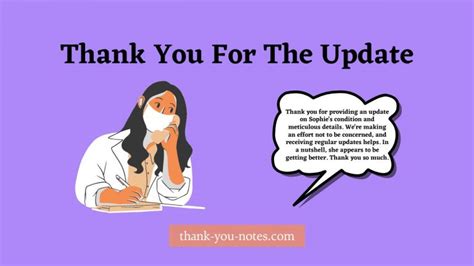 15 Unique Thank You For The Update Notes - The Thank You Notes Blog