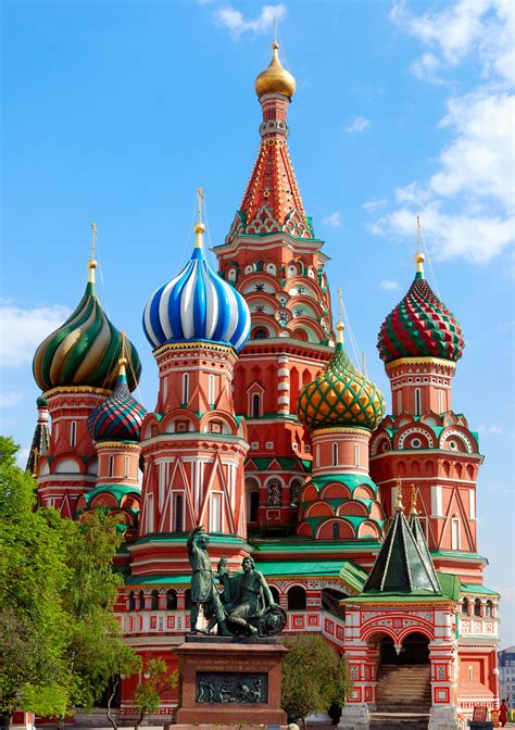 Beautiful St. Basil's Cathedral, Moscow, Russia. | Cathedral, St basil's, St basils cathedral