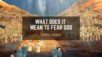 What Does It Mean to Fear God?