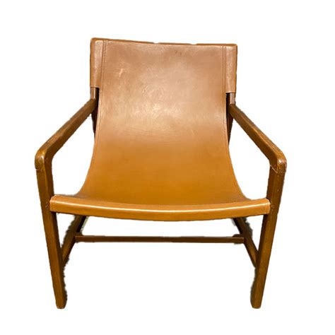 Staley Tan Retro Leather Armchair - Mediacityfurniturehire