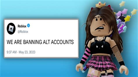 ROBLOX IS BANNING ALT ACCOUNTS! - YouTube