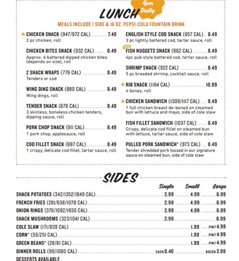 Chicken Shack Menu, Prices and Locations - Central Menus