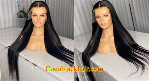 Zora-10A grade HD Lace Wig Pre plucked Brazilian 150% density glueless 6" lace front wig ...