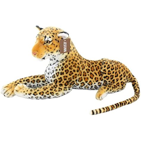 Jesonn Realistic Giant Stuffed Animals Plush Toy Spotted Leopard for Kids' Gifts,23.6" or 60CM ...