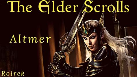 The Elder Scrolls Lore (Español) - Altmer - YouTube