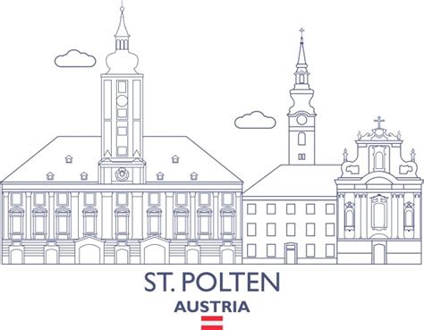 St stephens cathedral vienna austria Royalty Free Vector