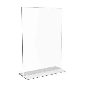 Acrylic Menu Holders Perspex Poster Leaflet Sign Display Stand A6 DL A5 ...