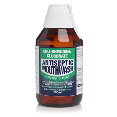 Chlorhexidine Gluconate Mouthwash Peppermint 300ml | Wilko