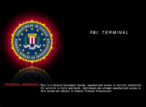 FBI Terminal Wallpaper - WallpaperSafari