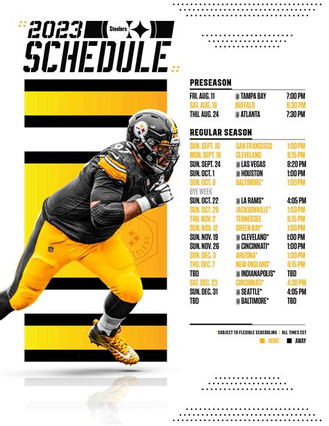 Pittsburgh Steelers 2024 Schedule - Dee Melisent