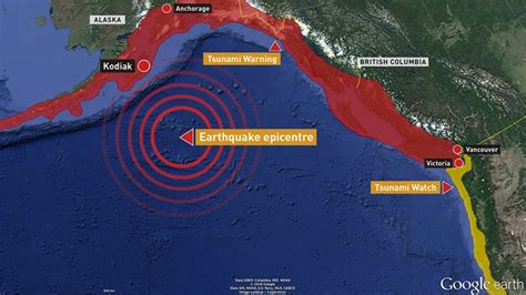 Tsunami warning ends for B.C. after large earthquake strikes off Alaska | CBC News