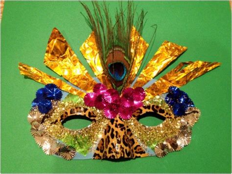 Have Your Own Mardi Gras Parade With These 20 Fun DIY Masks