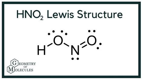 HNO2 Lewis Structure (Nitrous Acid) - YouTube