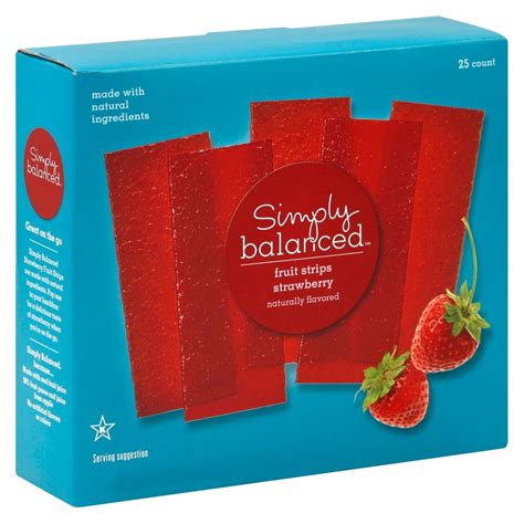 Simply Balanced Strawberry Fruit Strips | Healthy Late-Night Snacks ...