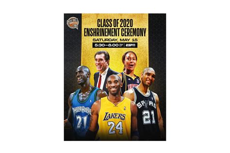 Basketball Hall of Fame holds ceremony for 2020 inductees