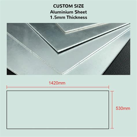 ALUMINIUM SHEET | 1.5MM THICKNESS | CUSTOM SIZE | Shopee Malaysia