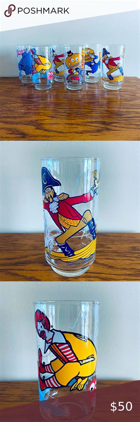 1977 Vintage McDonald’s Collector’s Action Glasses | Vintage, Mcdonald ...