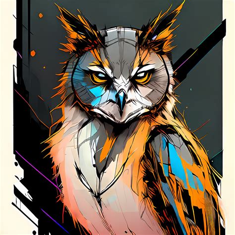 ArtStation - Angry Owl