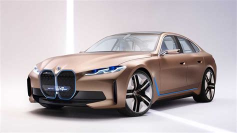 2020 BMW Concept i4 Electric GT Previews 2021 Production Model