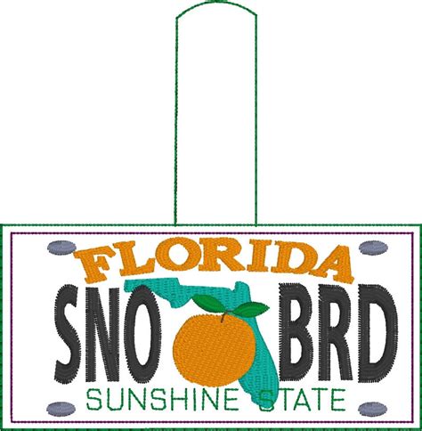 Florida State License Plate Design Make Your Own Replica - Etsy